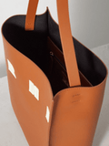 Museo small leather tote brown bag