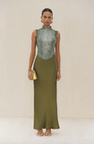 Taraji green top