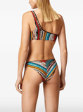 striped bikini set