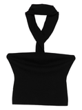 Wali knit top in black