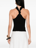 Wali knit top in black