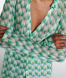 Shirt in viscose with floral pattern