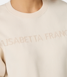 Knit sweatshirt with logo