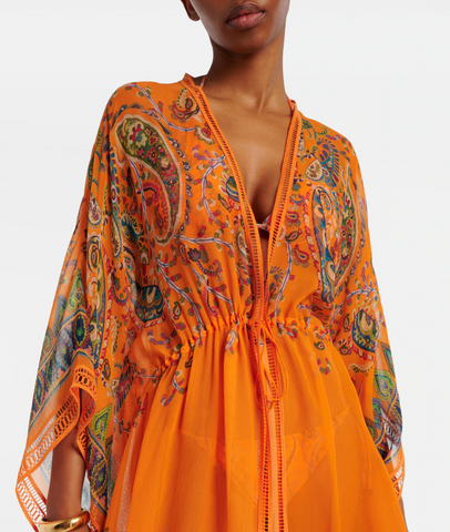 Kaftan with print
