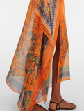 Kaftan with print