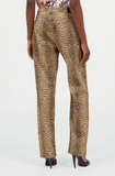 Baby Jaguar Print Flare Pants