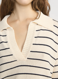 Striped easy pullover