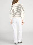 Striped easy pullover