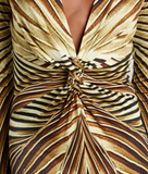 Extra-Long Dress with Iside Print