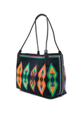 Medium canvas libra tote bag with embroidery