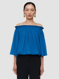 Emi Textured Silk Top