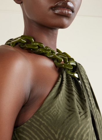 Parc Jacquard Silk Dress