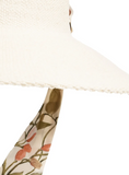 Hat with scarf-detail