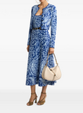 Jacquard cropped cardigan