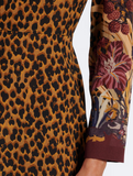 Dress with animal motif