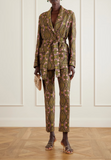 Satin Jacket with belt