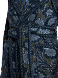 Long bouclé jacquard waistcoat