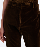 Cotton velvet trousers