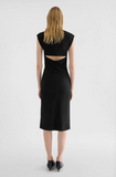 Lightweight Viscose Crew-Neck Dress