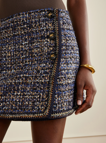 Tweed miniskirt