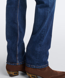 Straight-leg jeans with studs