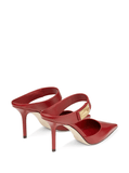 Nell 85mm red mules