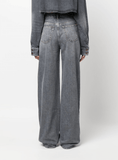 Flip wide-leg jeans in grey