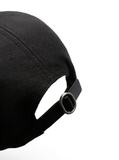 logo-embroidered baseball cap in black