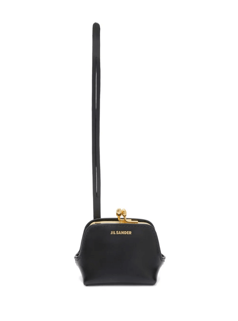 Goji leather micro clutch bag in black Jil Sander – D'Adélia Goji leather micro clutch bag in black Jil Sander – D'Adélia