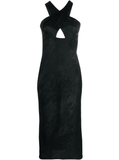Calvino long dress in black