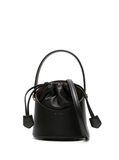 Saturno crossbody bag in black