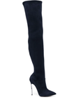 Blade Eco blue suede boots
