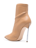 Blade beige leather boots