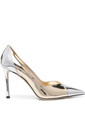 Cass 75mm patent-leather pumps