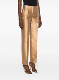 Mikado tailored trousers in gold