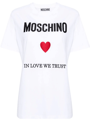 In Love We Trust cotton T-shirt