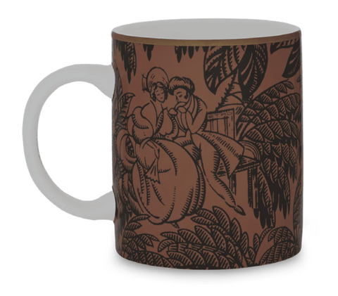 Etro printed brown mug