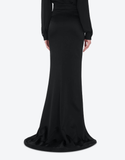 Maxi long skirt with gold heart