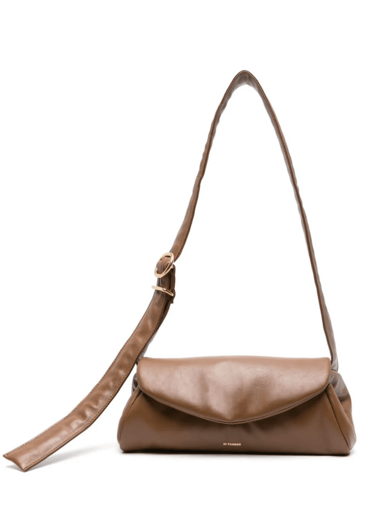 small Cannolo padded camel bag Jil Sander – D'Adélia