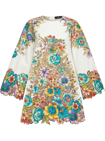 floral-print minidress