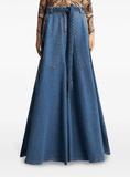 belted wide-leg jeans