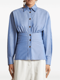 Oxford cotton blue shirt