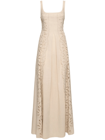 broderie-anglaise dress