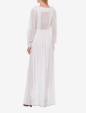 Organza white dress
