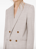 double-breasted blazer