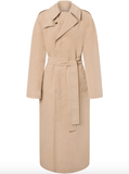 button-up trench coat