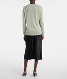 Cashair cashmere sweater in matcha