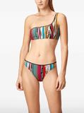 striped bikini set