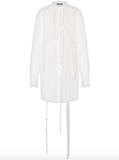 appliqué-detailing dress
