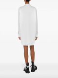 appliqué-detailing dress